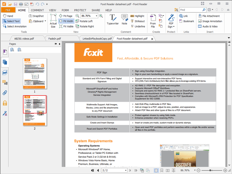 foxit reader mac os x download
